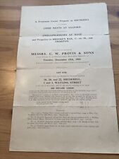 1931 Property Particulars Shudehill, Salfor & Sale  picture
