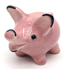 Goebel Pink Porcelain Pig Figurine W Germany picture