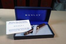 Bexley 10th Anniversary fountain pen in auburn ebonite, 18K medium nib picture