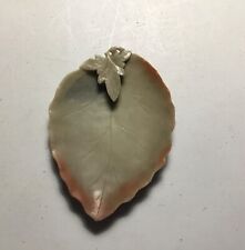 Soapstone dish, naturally beautiful, carved in leaf shape picture