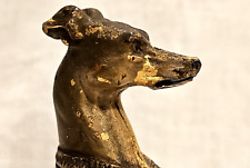 Vienna Bronze Whippet Dog Figurine Seated picture