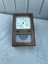 Antique Working 1920s SETH THOMAS Business Card Holder Rare Desk Clock picture