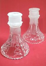 Anna Hutte Bleikristall Lead Crystal Candlestick Holders Set of 2 picture