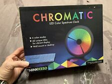 ThinkGeek Chromatic LED Color Spectrum Wall Desktop Clock picture