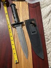 Vintage Defender Hollow Handle Survival bowie  Knife & Sheath Rambo Style picture
