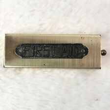 Vintage First Aid Band Aid Metal Box picture