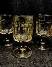 Set Of 4 - EAPG Early American Pattern Glass Goblets With Grapes picture