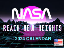 NASA Retro Vibes 90s 2024 Wall Calendar picture