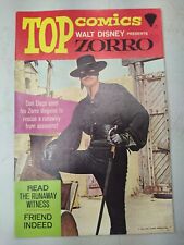 Top Comics Walt Disney Presents Zorro #1 Western Pub. 2nd Printing Comic VNC picture