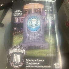 Gemmy 6' Disney Haunted Mansion Madame Leota Tombstone Inflatable Halloween New picture