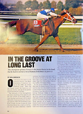 1987 Race Horse Groovy Jockey Angel Cordero Jr illustrated picture