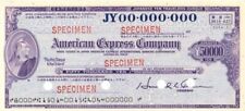 Japan American Express Company Travellers Cheque/Check - 50,000 or 10,000 Yen -  picture