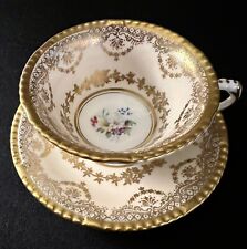 PARAGON Vintage Pink & Gold Floral Teacup & Saucer Set ~ Made In England picture