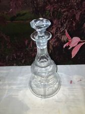 Cut & Etched Glass Bell Shaped Decanter Hawkes ? picture