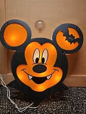 Vintage Disney Vampire Mickey Mouse Lighted Hanging Halloween Decoration picture