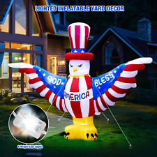 6FT Independence Day Inflatable Outdoor Decorations 4Th July Blow up Yard Decor picture
