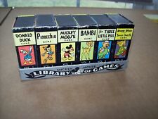 antique Russell 1946 Mickey Mouse library of games COMPLETE DISNEY COLLECTIBLE picture
