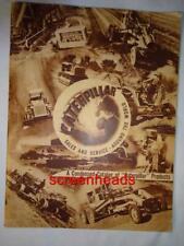 C1930s RARE CATERPILLAR BROCHURE CATALOG VG Fantastic Old Graphics Of Products picture
