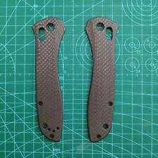 1 Pair Custom Full 3K Carbon Fiber Handle Scales for Benchmade 710 Folding Knife picture
