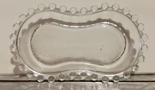 Vintage Imperial Glass Candlewick Clear Open Tray For Creamer And Sugar picture