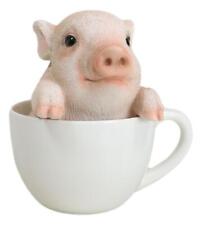 Collectible Teacup Pig Pet Pals Collectible Resin Figurine 5.75