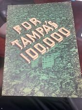 1939 mayor Chancey campaign booklet Tampa's 100,000 population Florida photos picture