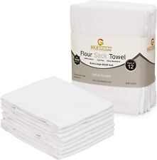 Flour Sack 28x28 Dish Towels 100% Cotton Dishcloth Kitchen Towel Pack of 12, 24 picture