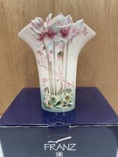 Franz Collection Cyclamen Flower Vase 27 × 20.5cm - Excellent Condition picture