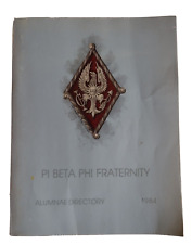 Pi Beta Phi Fraternity Directory Book Alumni 1984 college frat vintage 80s  picture
