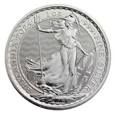 Great Britain 2024 £2 1-oz Silver Britannia BU picture