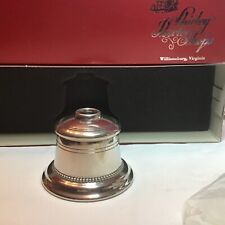 Shirley Pewter Colonial Williamsburg Virginia Stamp Dispenser Inkwell picture
