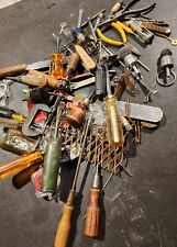 Vintage Hand Tools Great Variety 1950's 70pieces KeyLocks+ +Wooden+Files+plyers  picture
