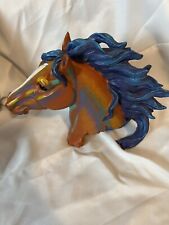 Ebros Wild &Free Colorful Horse Head Bust Figurine Art Collectable 8