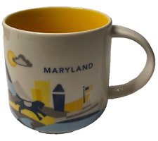 Starbucks Maryland Coffee Mug You Are Here Collection 2017 Crab, Horse, Flag picture