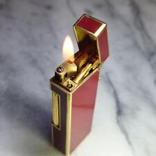 Used Dunhill Rare Popular D Logo Bordeaux Lacquer Gold picture