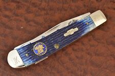 CASE XX USA 2005 BLUE BONE UK KENTUCKY WILDCATS TRAPPER KNIFE 6254 SS (16203) picture