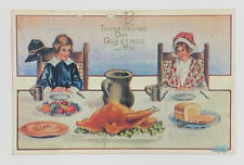 Thanksgiving Day Greetings to You Postcard Vintage Used Posted picture