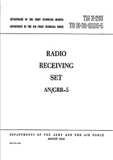 129 Page 1952 TM 11-295 AN/GRR-5 PP -308/URR Radio Receiving Set Manual on CD picture