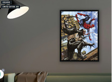 Sideshow Fine Art Print Framed SPIDER-MAN VS VENOM by Mark Brooks picture