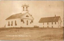 RPPC Palmyra Somerset County Maine Church & Hall ca.1915 RARE -A776 picture