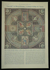 Tinycraft Mosaic Titania's Palace Sir Nevile Wilkinson 1932 1 Page Article picture