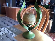 rare hanova brutalist. candle holder with candle picture