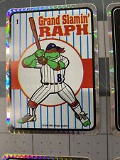 1993 Teenage Mutant Ninja Turtles Raphael RARE Vending Prism Sticker TMNT picture
