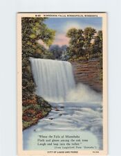 Postcard Minnehaha Falls Minneapolis Minnesota USA picture