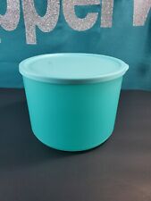 Tupperware Basic Bright Round Container Storage 9 Cup Cubix Ice Cream Mint Green picture
