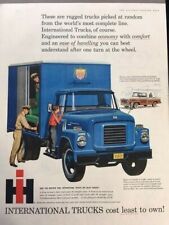 1958 International IHC Truck Original Advertisement 11x14 Print Art Car Ad LG61 picture