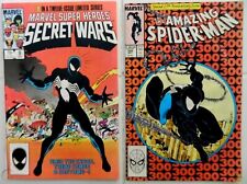 COMIC BOOK BLIND BOX LOT AMAZING SPIDER-MAN 300 SECRET WARS 8 WOLVERINE 1 1982 picture