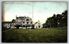 Vintage Postcard KS Kansas Wichita Masonic House Exterior picture