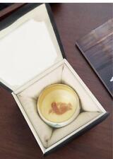 Matcha Tea Bowl Ceramic Gilt Soup Drink, Matcha Bowl, Golden Jianzhan, Tenmoku, picture