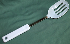 Vintage Ecko Heat Resistant 400° Blue Nylon Slotted Cooking Serving Spoon picture